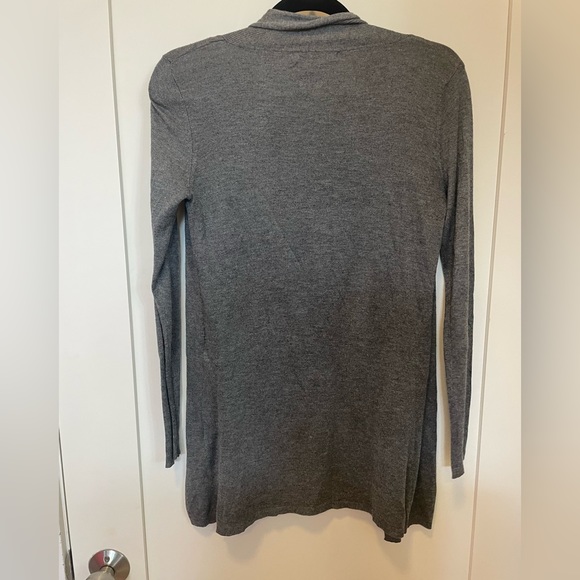 See by Chole Gray two in one classic light weight Silk sweater/cardigan S-M $430 - Picture 6 of 7